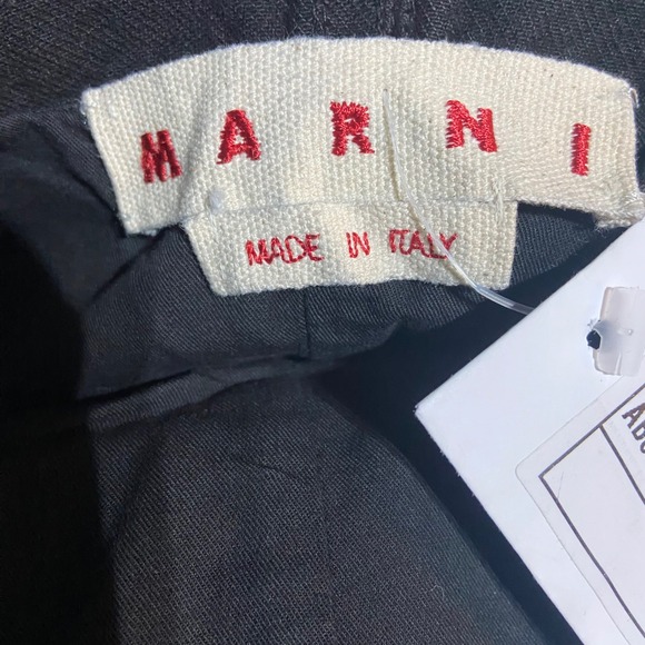 Marni Asymmetric‎ Tiered Wrap Denim Midi Dress with Paint Detail Size IT 38 US 2 - Picture 5 of 16